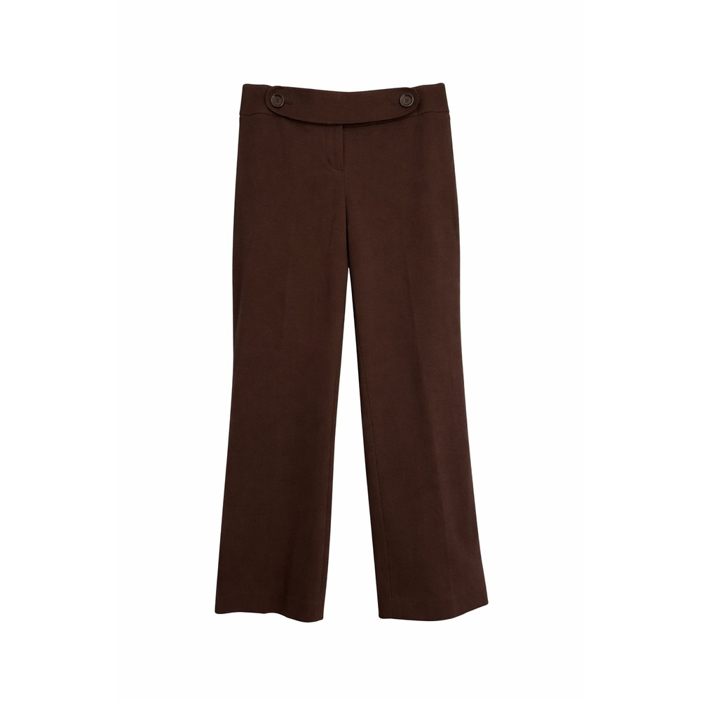 Talbots Petite Brown Stretch Straight-Leg Pants – Size 4P